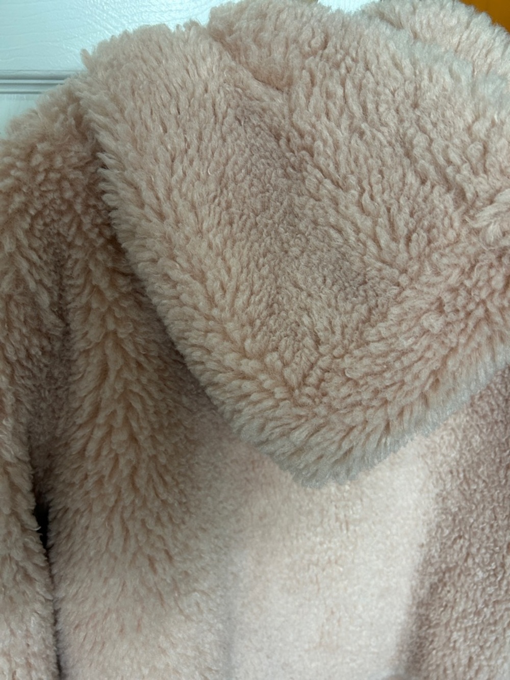 Cozy Sherpa Zip Jacket - Blush Pink - Picture 6 of 6